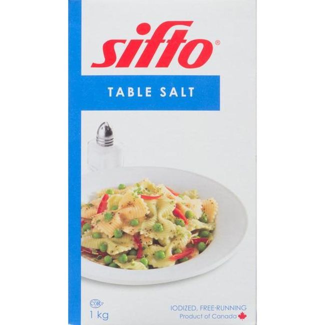 Sifto Fine Salt, 1 Kg -- 24 Per Case