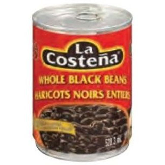 La Costena Whole Black Beans, 528.3 Ml -- 12 Per Case