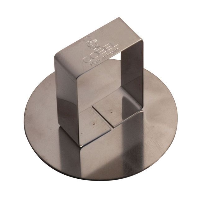 Gobel Stainless Steel Round Pusher, 3.9 In X 1.9 In Height
