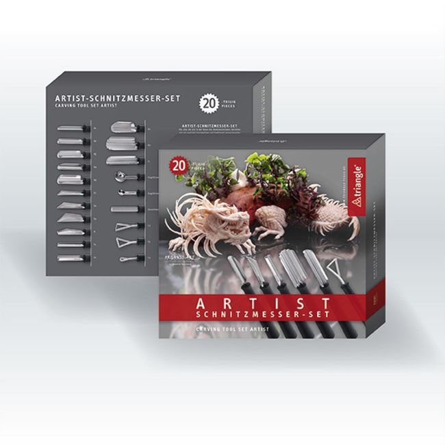 Triangle Stainless Steel Artist 20 Piece Carving Tool Set