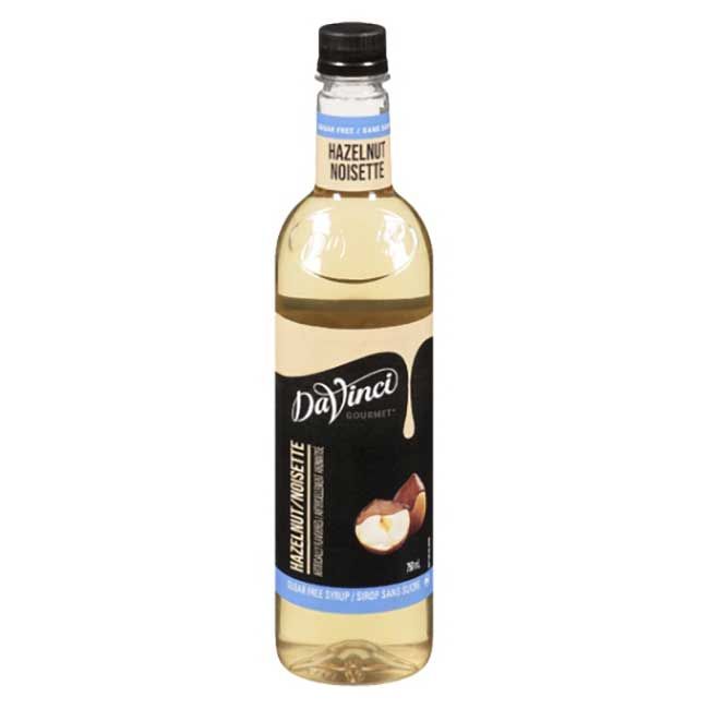 Davinci Gourmet Hazelnut Sugar Free Syrup, 750 Ml -- 4 Per Case