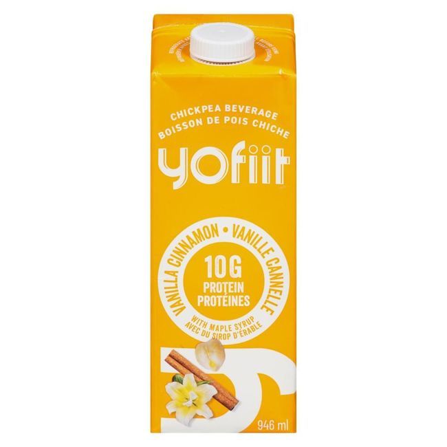 Yofiit High Protein Vanilla Cinnamon Chickpea Beverage, 946 Ml -- 12 Per Case