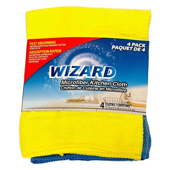 Wizard Chiffon De Cuisine En Microfibre, 4 Unités -- 48 Par Boîte