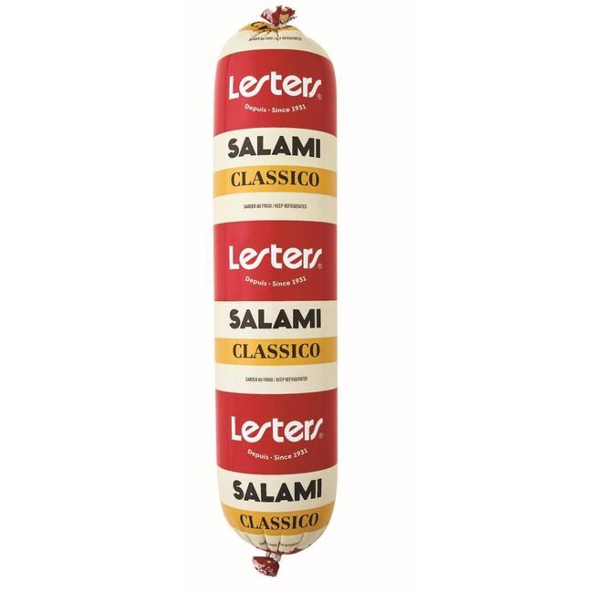 Lesters Classic Cooked Smoked Salami, 2 Kg -- 3 Per Case