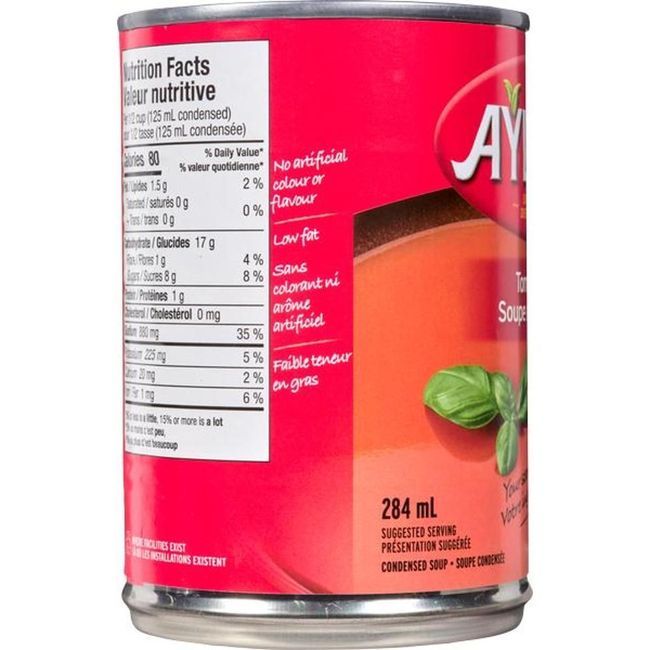 Aylmer Soupe Crémeuse Aux Tomates, 284 Ml -- 24 Par Boîte