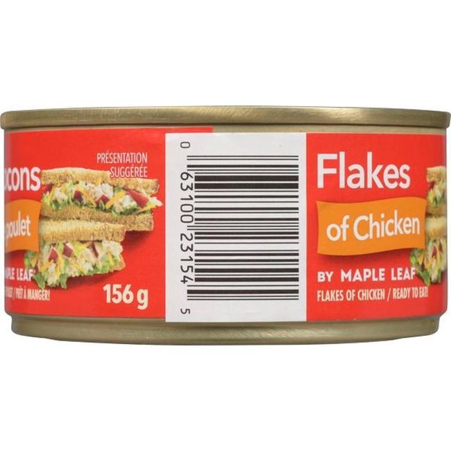 Maple Leaf Chicken Flake, 156 G -- 24 Per Case