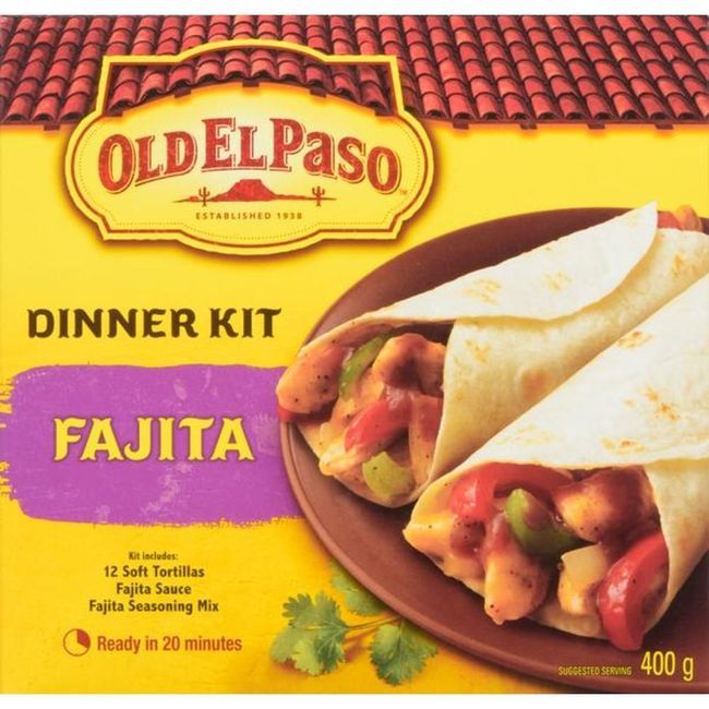 Old El Paso Fajita Meal Kit, 400 G -- 12 Per Case