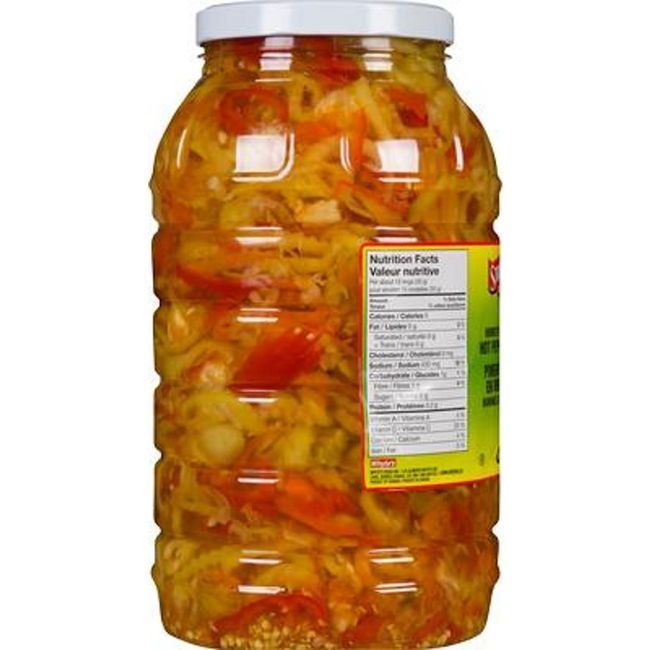 Stub's Hot Banana Pepper Ring, 4 L -- 2 Per Case