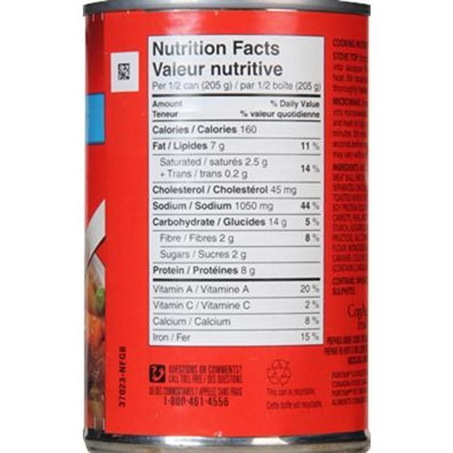 Puritan Meatball /vegetable Stew, 410 G -- 24 Per Case