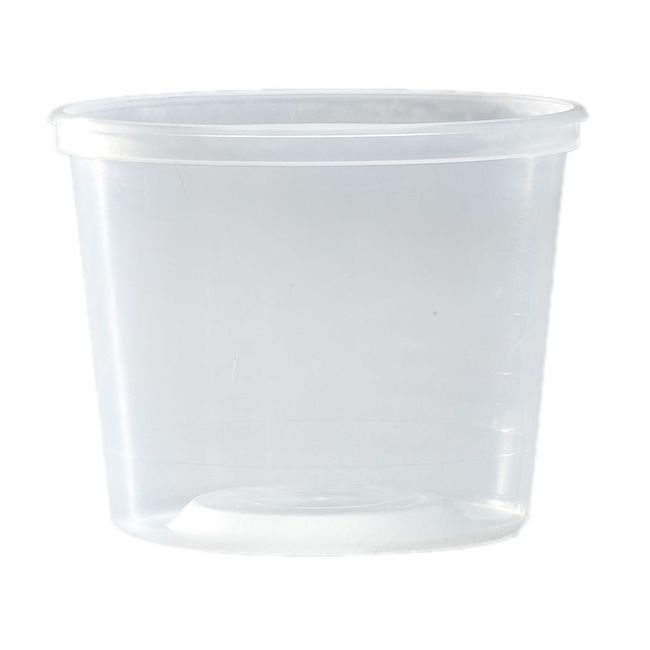 Dorfin Clear Polypropylene Container, 32 Oz Capacity -- 500 Per Case