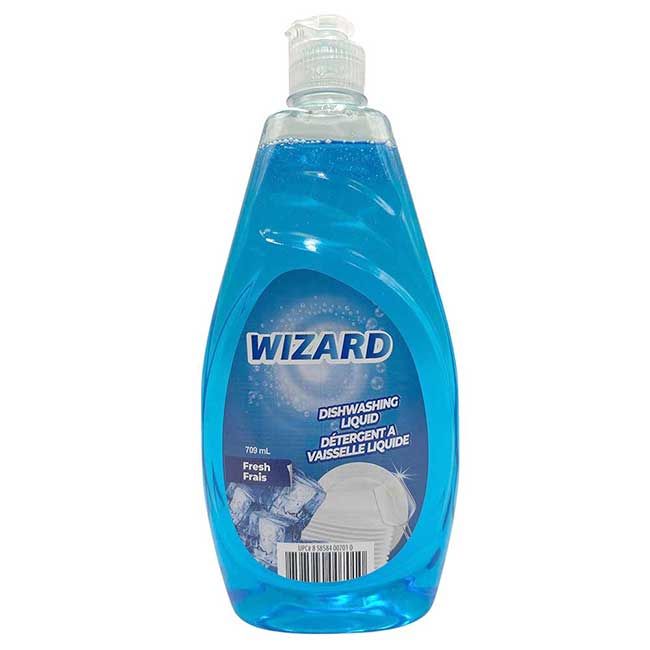 Wizard Liquide Vaisselle Frais Et Propre, 739 Ml -- 12 Par Boîte