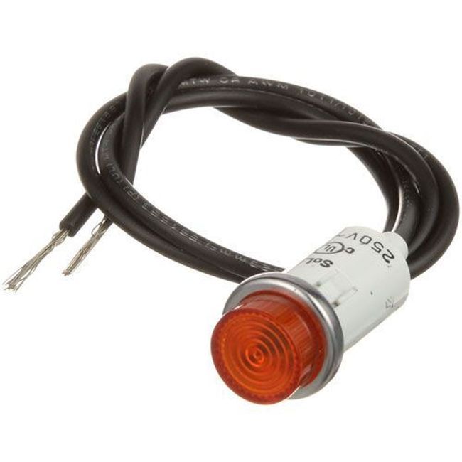 Feu De Signalisation Orange 250 V Compatible Avec Un Trou De 1/2 Pouce Pour Apw, Numéro De Pièce 2e-63012