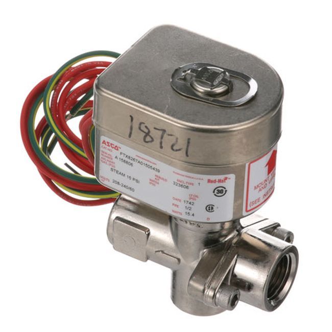 Henny Penny Hen18721 240 Volts Steam Solenoid Valve, 1/2 In