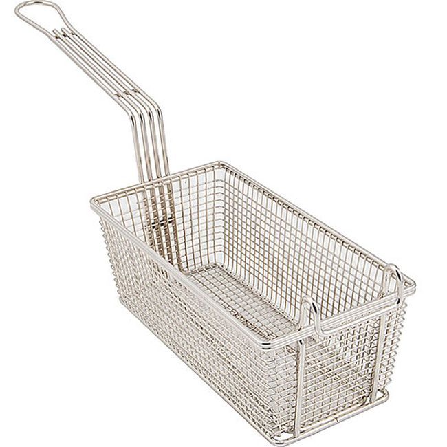 Keating Kea011964 Standard Fryer Basket With Front Hook, 11 X 5-5/8 X 4-1/8 In