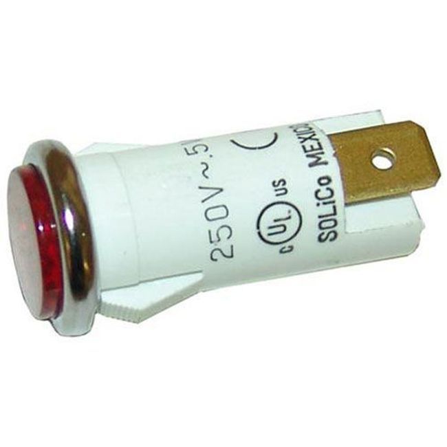 Feu De Signalisation Rouge 250 V, Compatible Avec Un Trou De 1/2 Pouce Pour Star, Numéro De Pièce Du Fabricant 2j-y6690