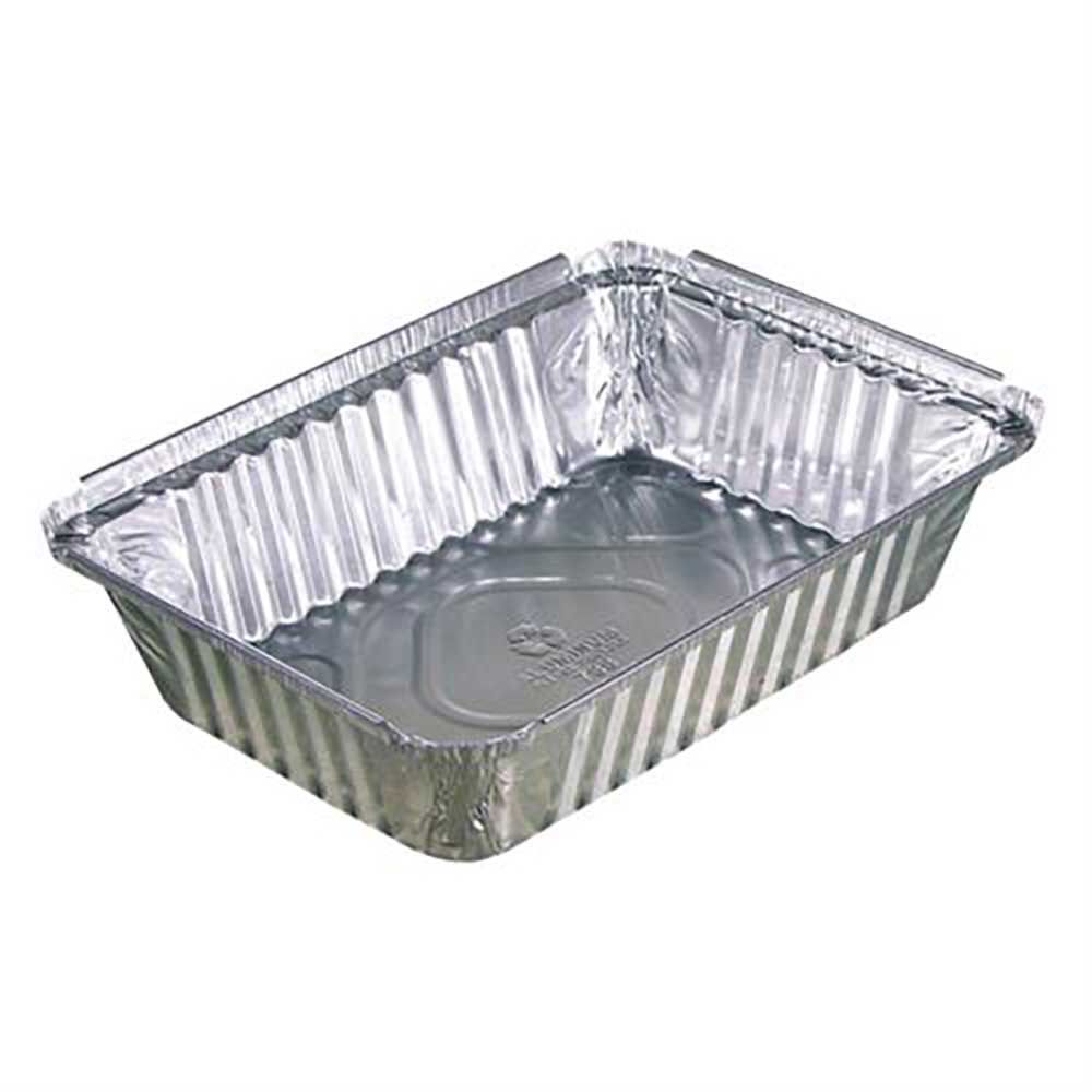 Pactiv Aluminum Silver Oblong Container, 36 Oz Capacity -- 400 Per Case