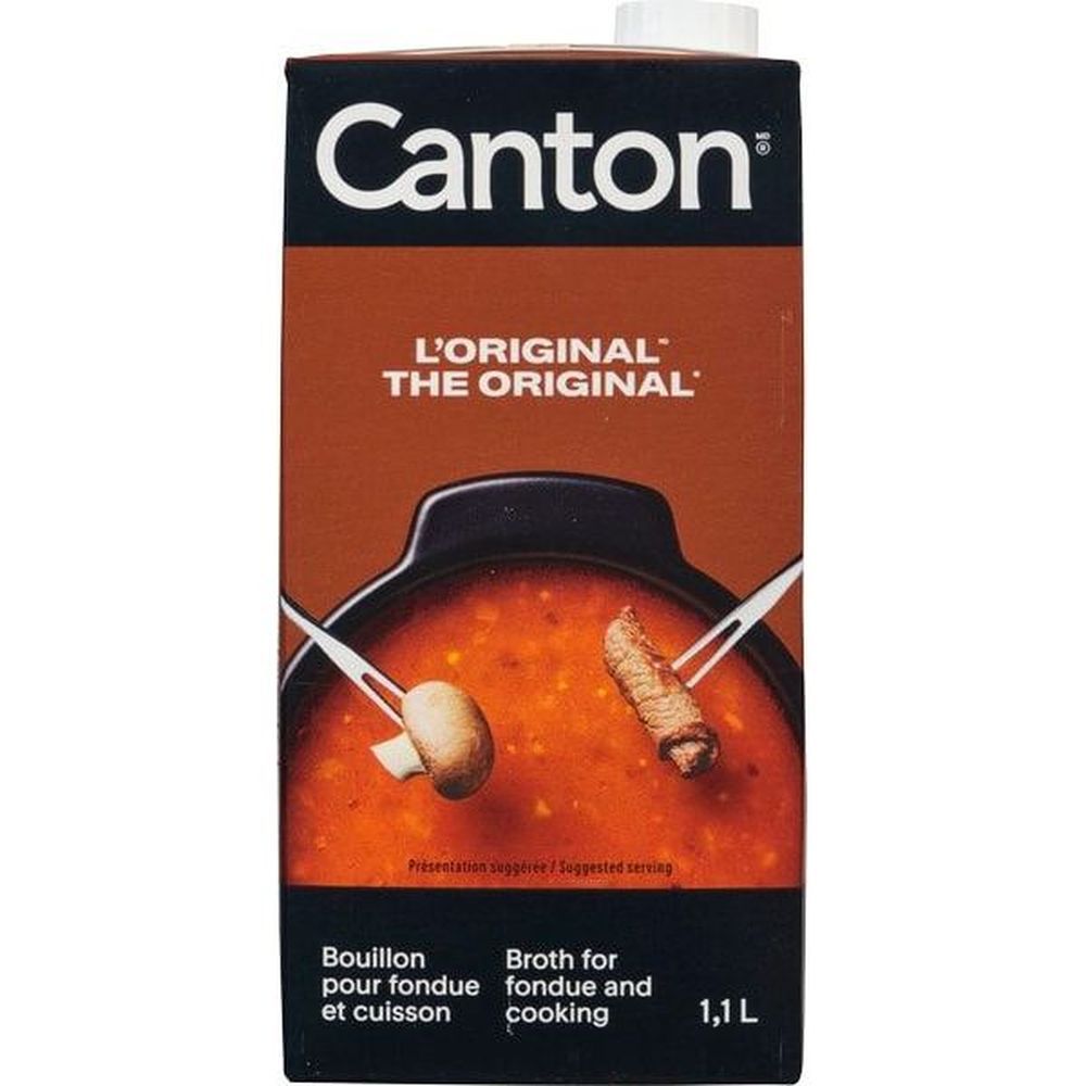 Canton Le Bouillon À Fondue Original, 1,1 L -- 12 Par Boîte
