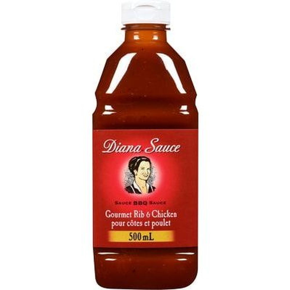 Diana Chicken And Rib Bbq Sauce, 500 Ml -- 10 Per Case