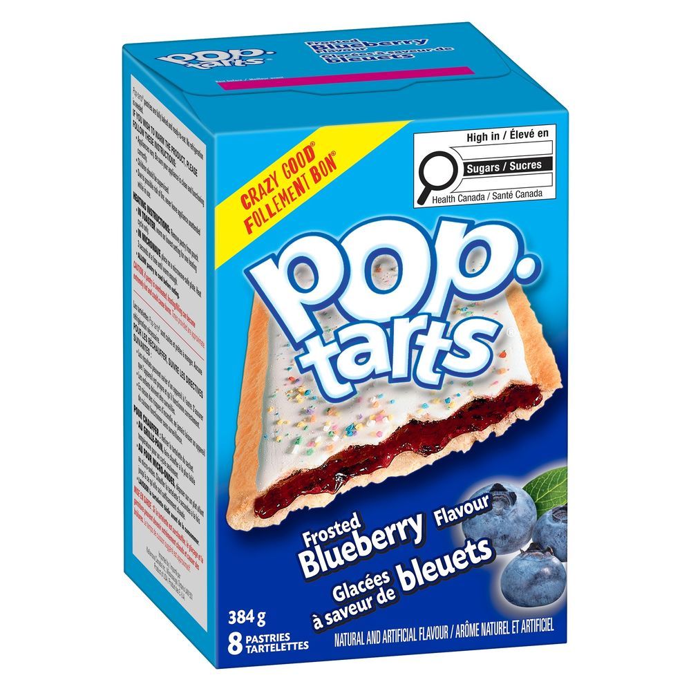 Pop-tarts Frosted Blueberry Toaster Pastries, 384 G -- 12 Per Case