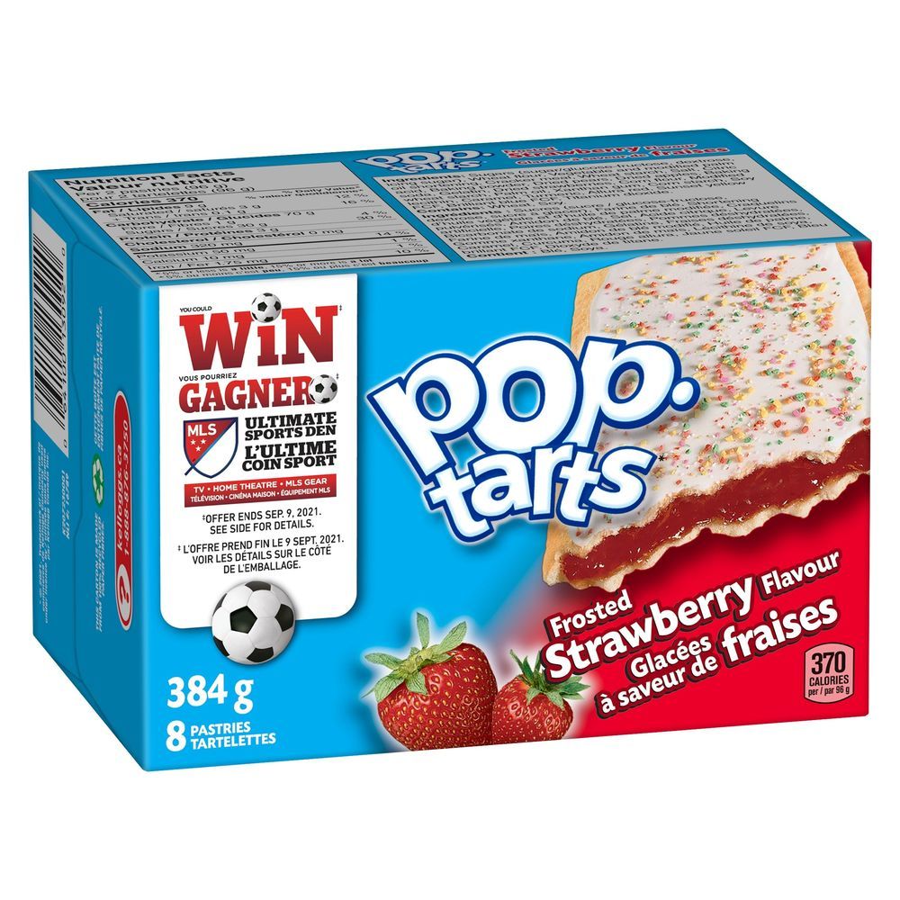 Pop-tarts Frosted Strawberry Toaster Pastries, 384 G -- 12 Per Case