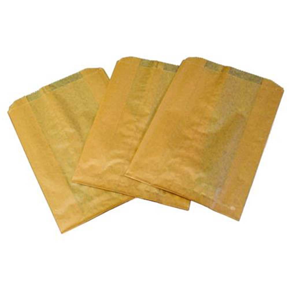 Hospeco Kraft Sanitary Napkin Bag, 7.5 X 3.5 X 10.25 In -- 500 Per Case
