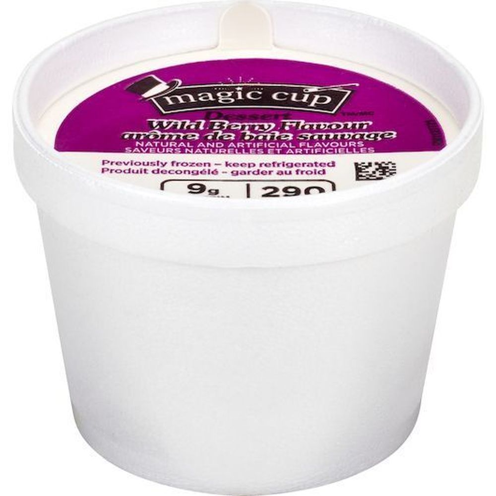 Magic Cup Dessert Aux Baies Sauvages, 118 Ml, Paquet De 48