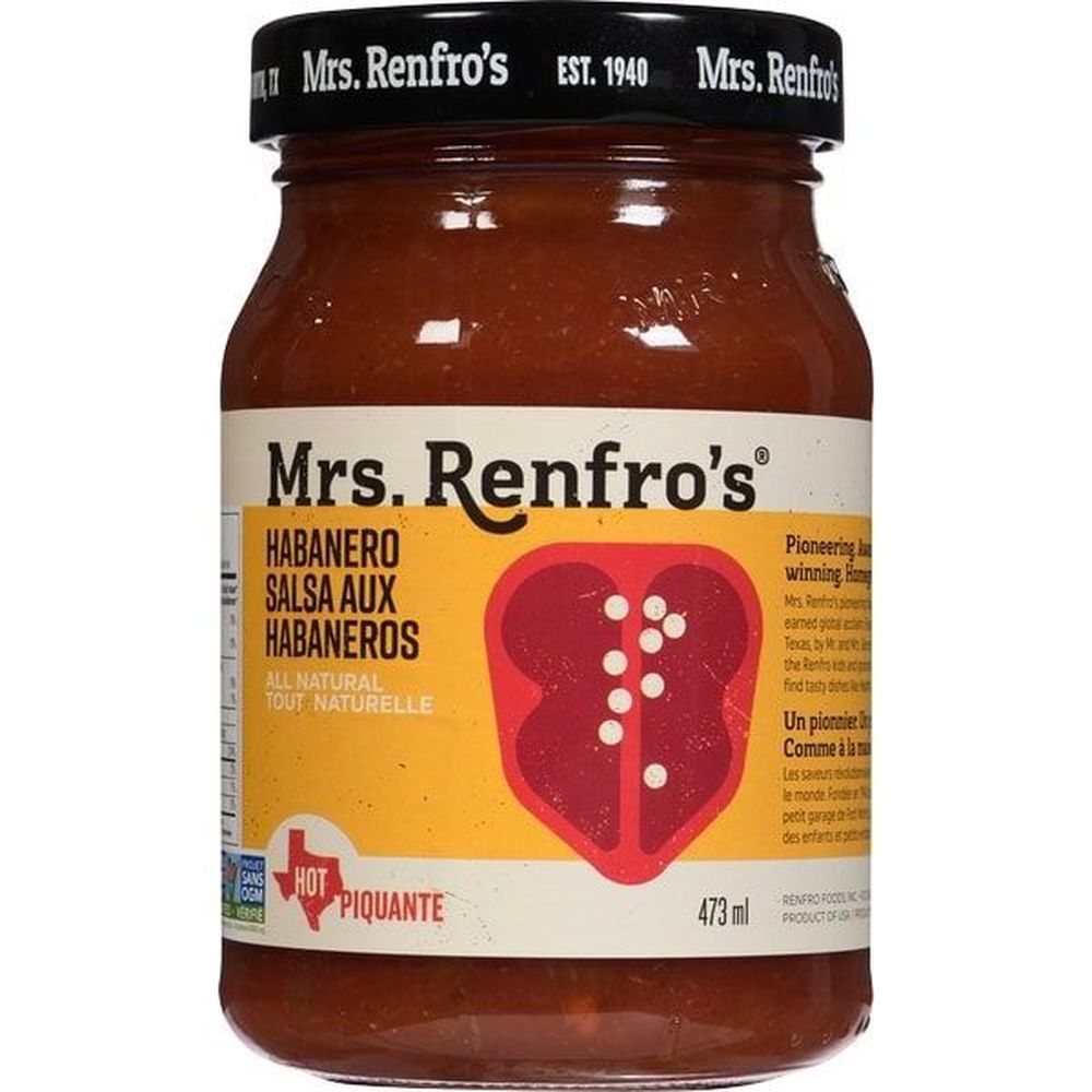 Mrs. Renfro's Habanero Salsa, 473 Ml -- 6 Per Case