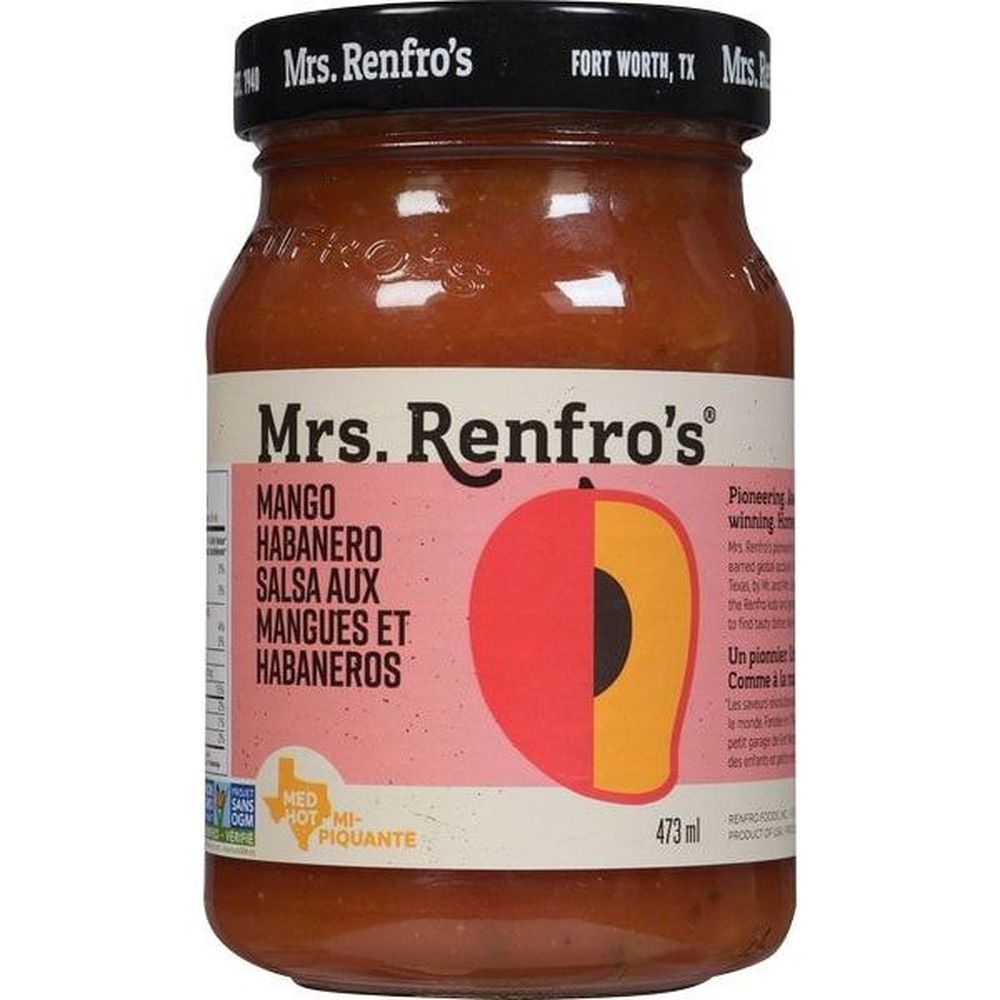 Mrs. Renfro's Mango Habanero Salsa, 473 Ml -- 6 Per Case