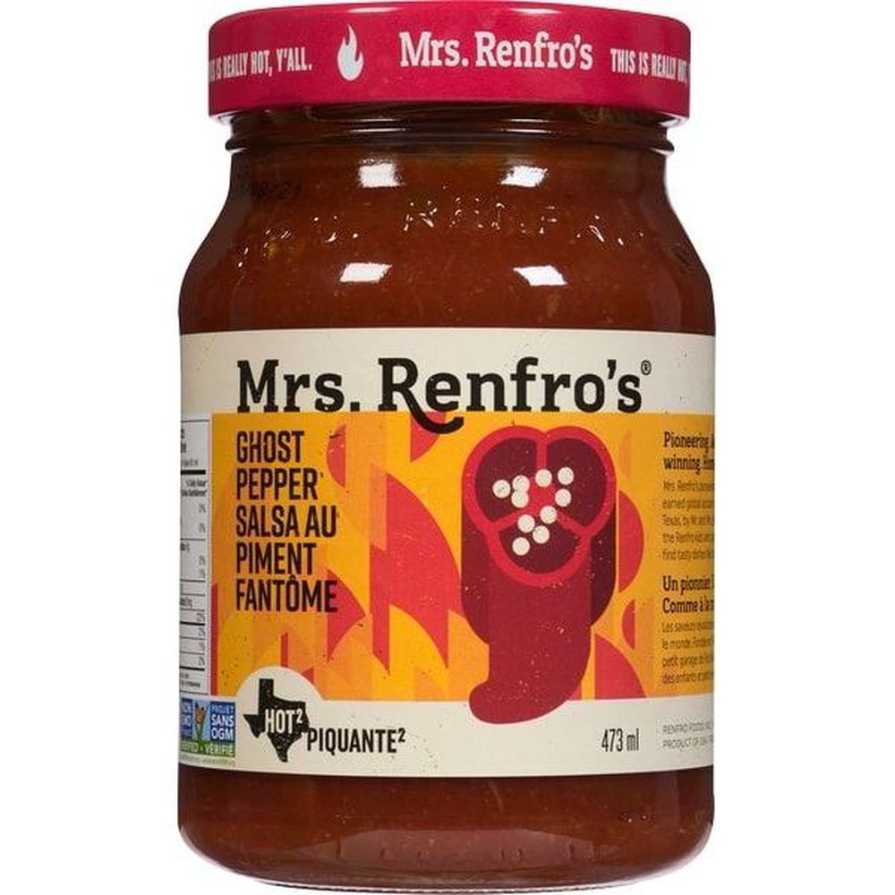 Mrs. Renfro's Ghost Pepper Salsa, 473 Ml -- 6 Per Case