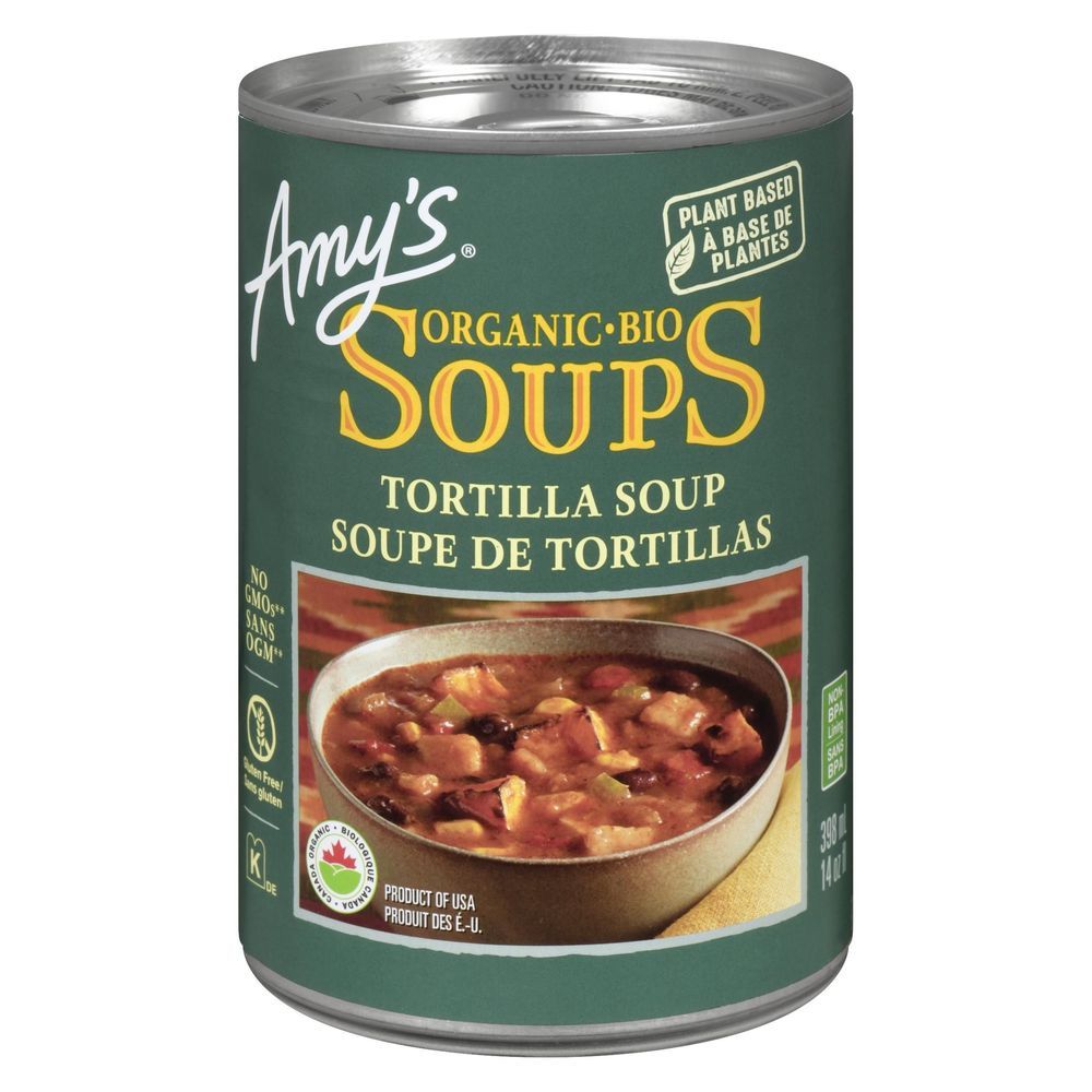 Amy's Soupe Tortilla Biologique, 398 Ml -- 12 Par Caisse