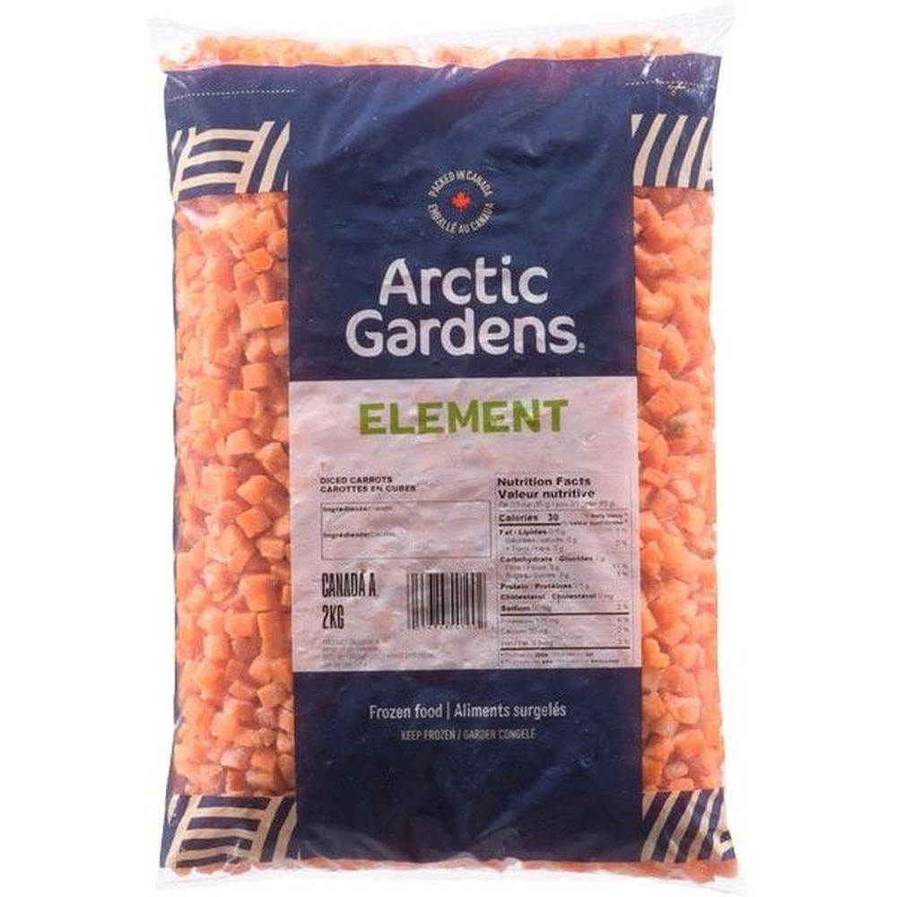 Arctic Gardens Carottes Coupées En Dés, 2 Kg -- 6 Par Caisse