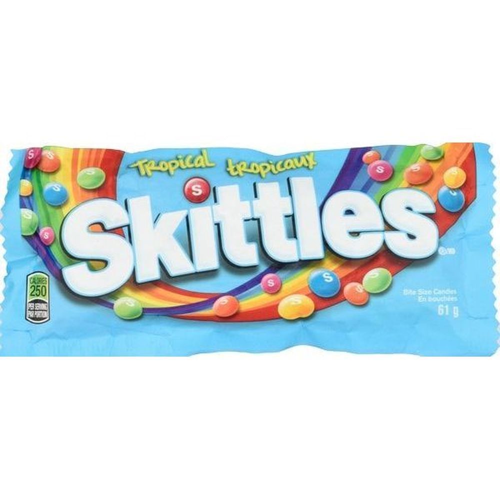 Skittles Tropical Candy, 61 G -- 144 Per Case