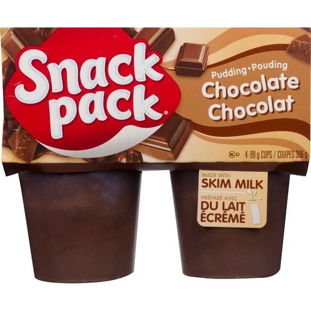 Snack Pack Chocolat, 99 G – 48 Par Boîte