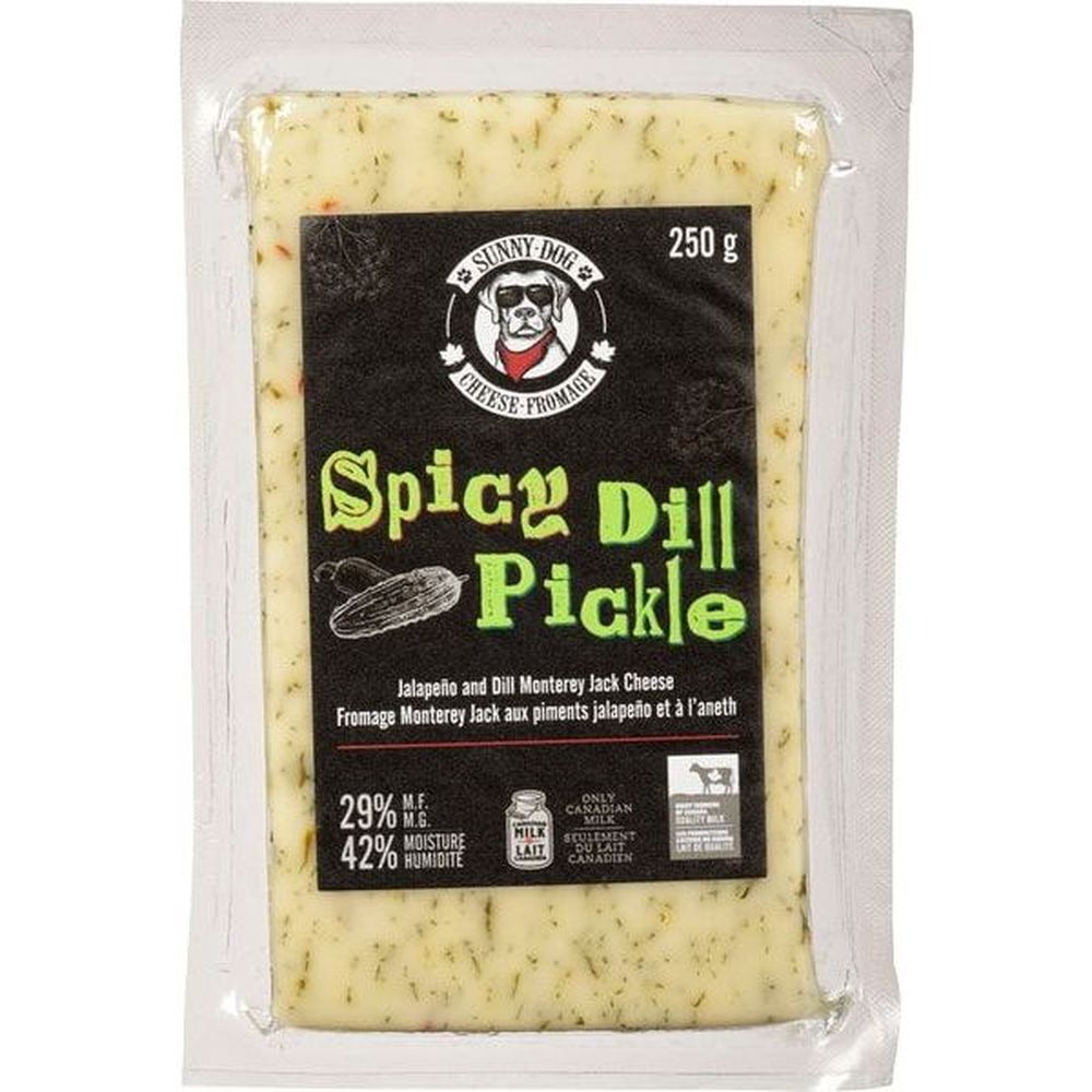 Bothwell Sunny Dog Spicy Dill Pickle Monterey Jack Cheese, 250 G -- 10 Per Case
