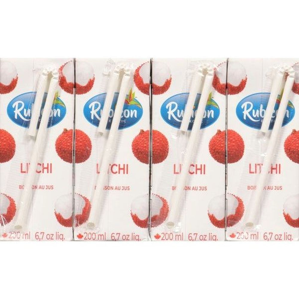 Rubicon Lychee Juice Drink, 200 Ml -- 8 Per Case