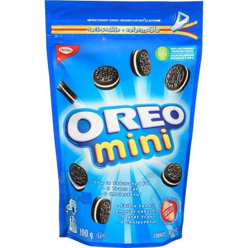 Oreo Mini Original Cookies, 200 G -- 12 Per Case