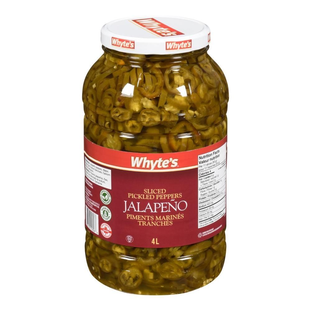 Whyte's Rondelles De Piment Jalapeño, 4 L – 2 Par Boîte