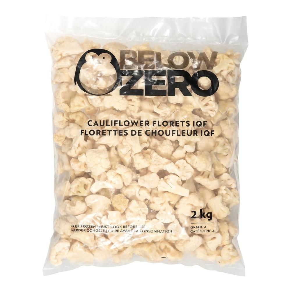Below Zero Fleurons De Chou-fleur De 20 À 25 Mm, 2 Kg – 6 Par Caisse