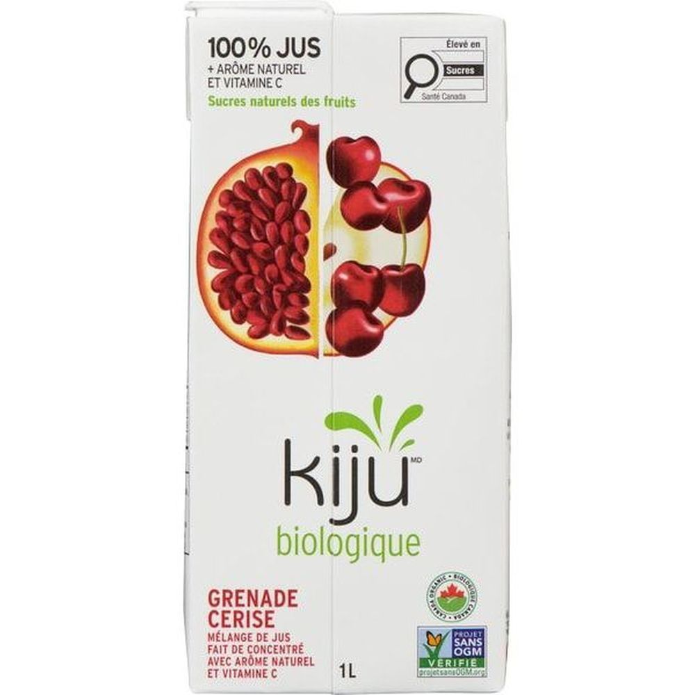 Kiju Organic Pomegranate Cherry Juice, 1 L -- 12 Per Case