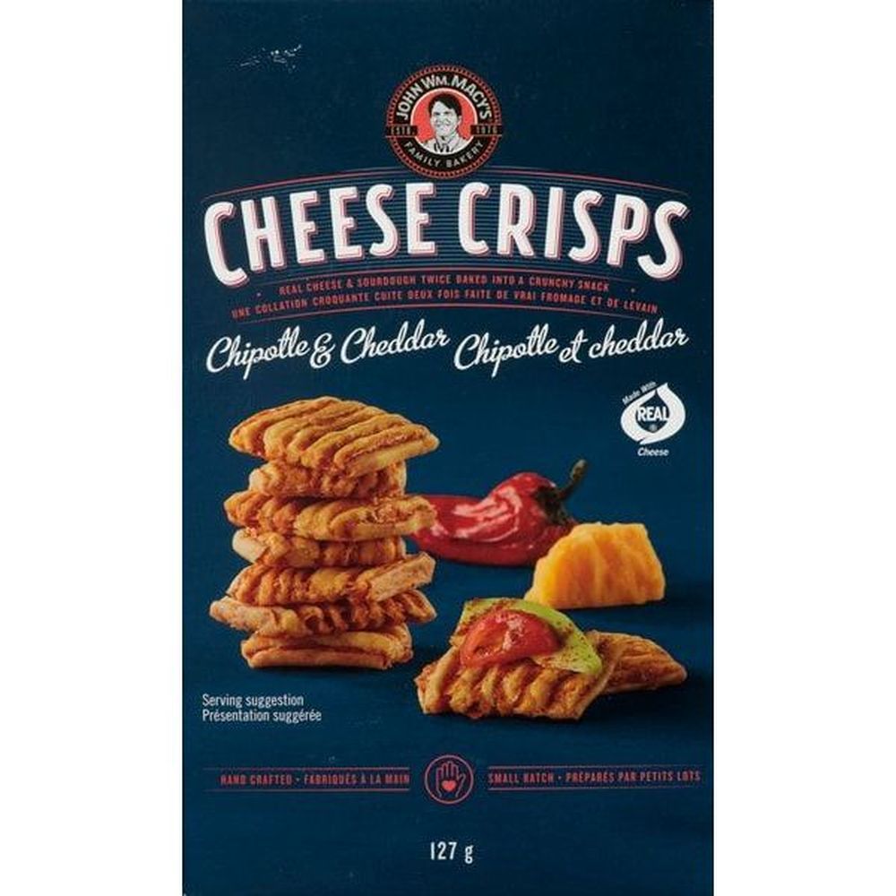 John Wm. Macy's Chipotle And Cheddar Cheesecrisps, 127 G -- 6 Per Case