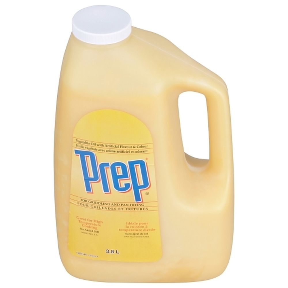 Prep Huile Aromatisée Au Beurre Sans Sodium, 3,8 L – 4 Par Caisse