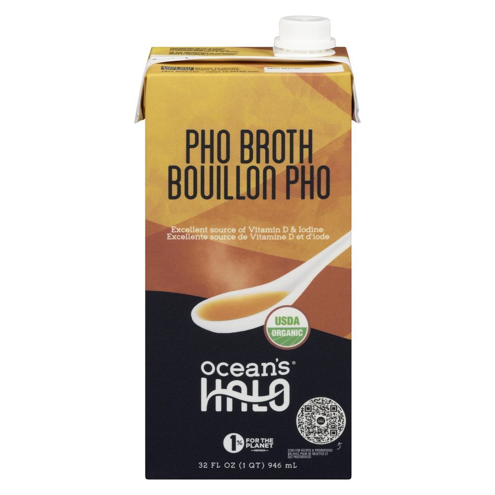 Ocean's Halo Bouillon Pho Biologique, 946 Ml -- 6 Par Caisse