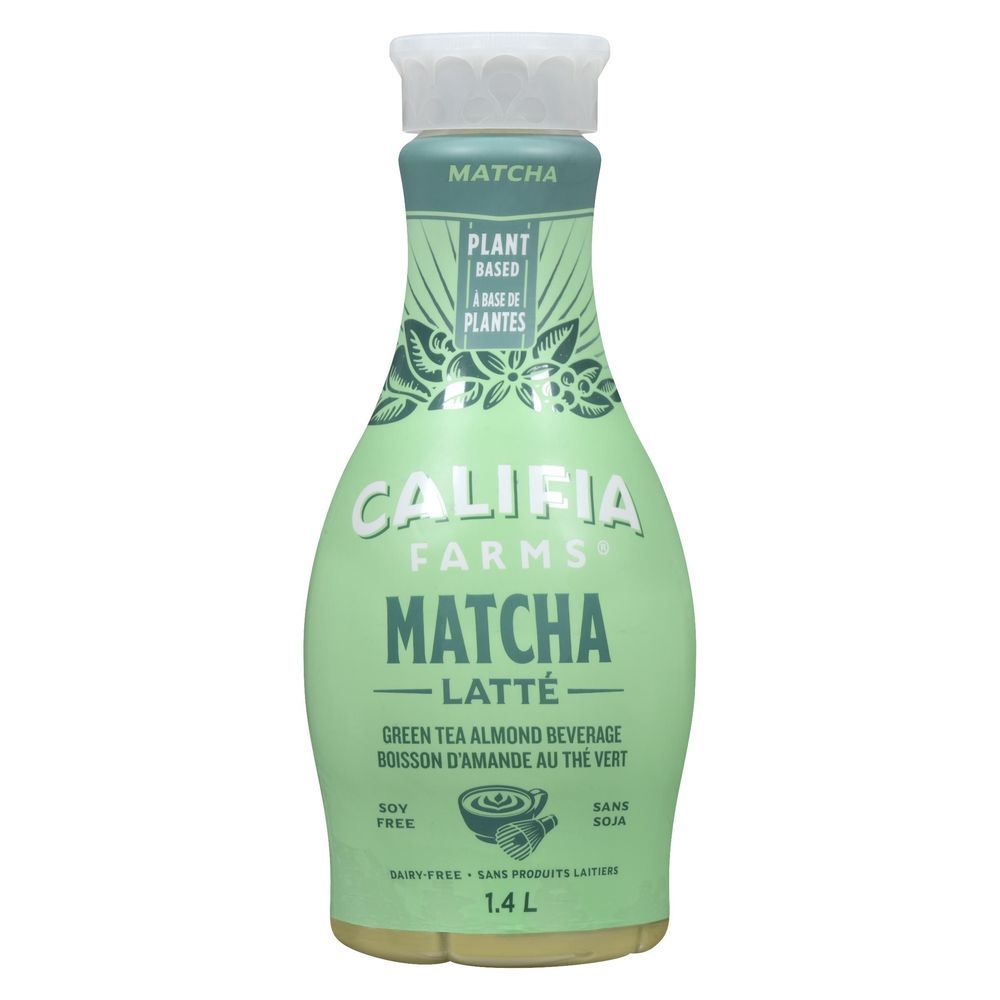 Califia Farms Almond Matcha Latte, 1.4 L -- 6 Per Case