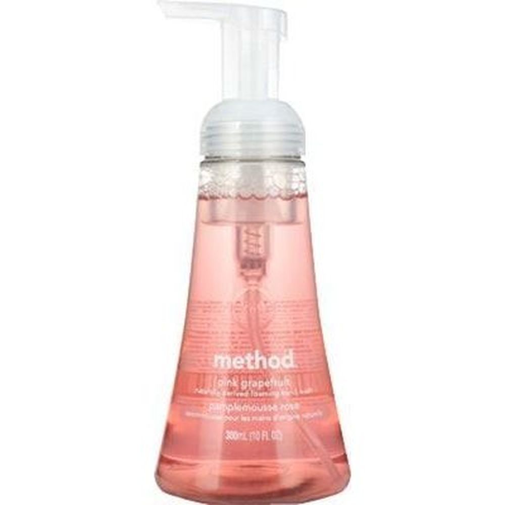 Method Savon Moussant Pour Les Mains Au Pamplemousse Rose Avec Pompe, 300 Ml – 6 Par Boîte