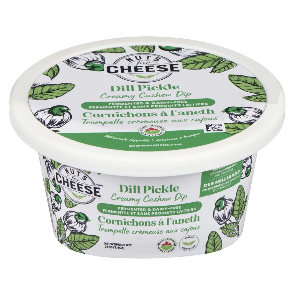 Nuts For Cheese Dill Pickle Creamy Cashew Dip, 210 G -- 6 Per Case