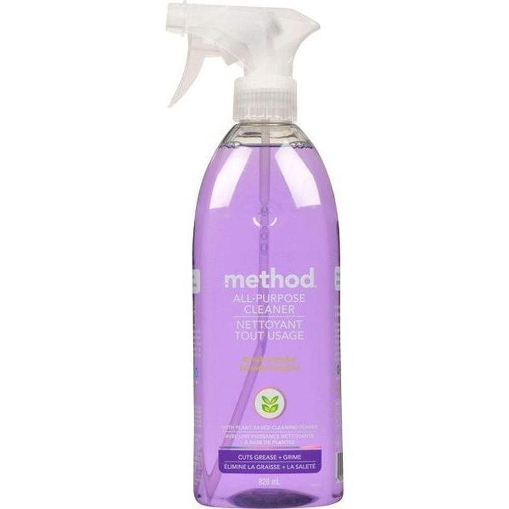 Method Nettoyant Multi-usages À La Lavande Française, Vaporisateur De 828 Ml – 8 Unités Par Boîte