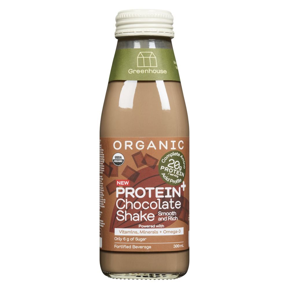 Greenhouse Chocolate Protein Shake, 300 Ml -- 6 Per Case