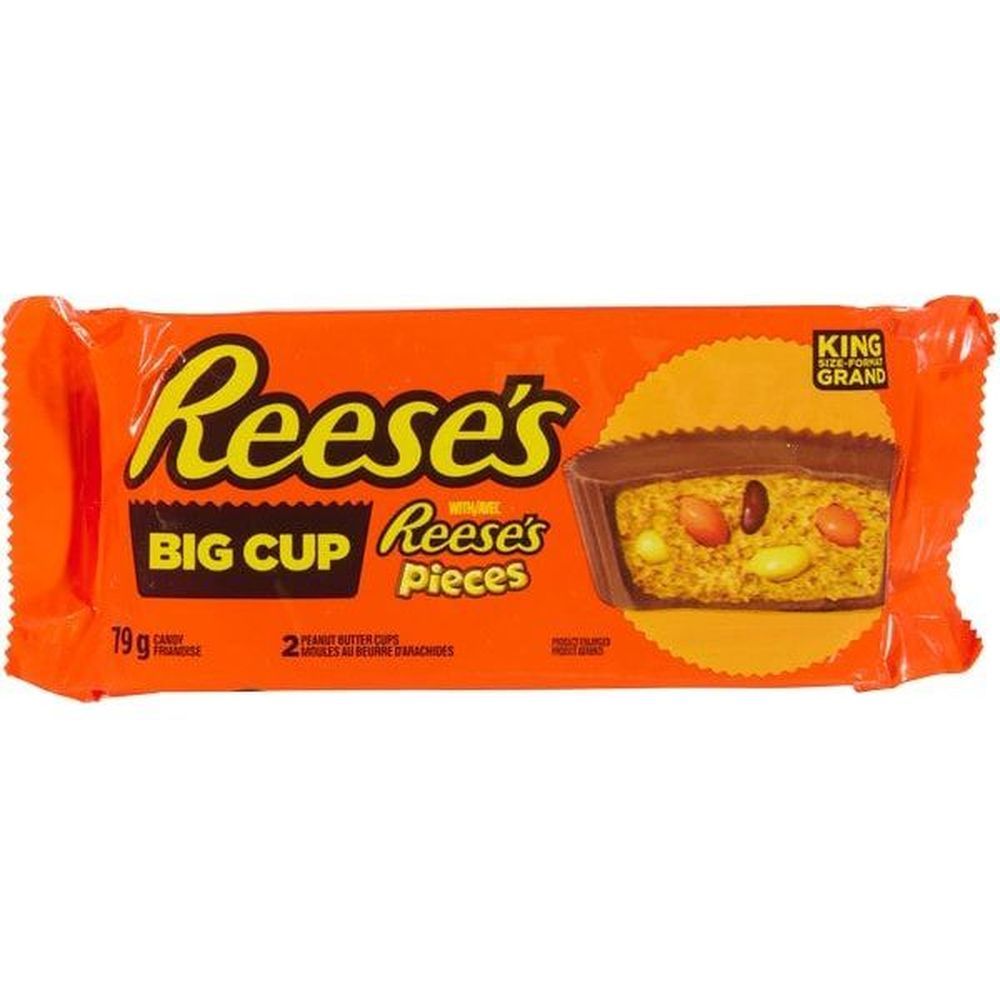 Reese's Stuffed With Pieces Big Cup Peanut Butter Chocolate, 79 G -- 144 Per Case