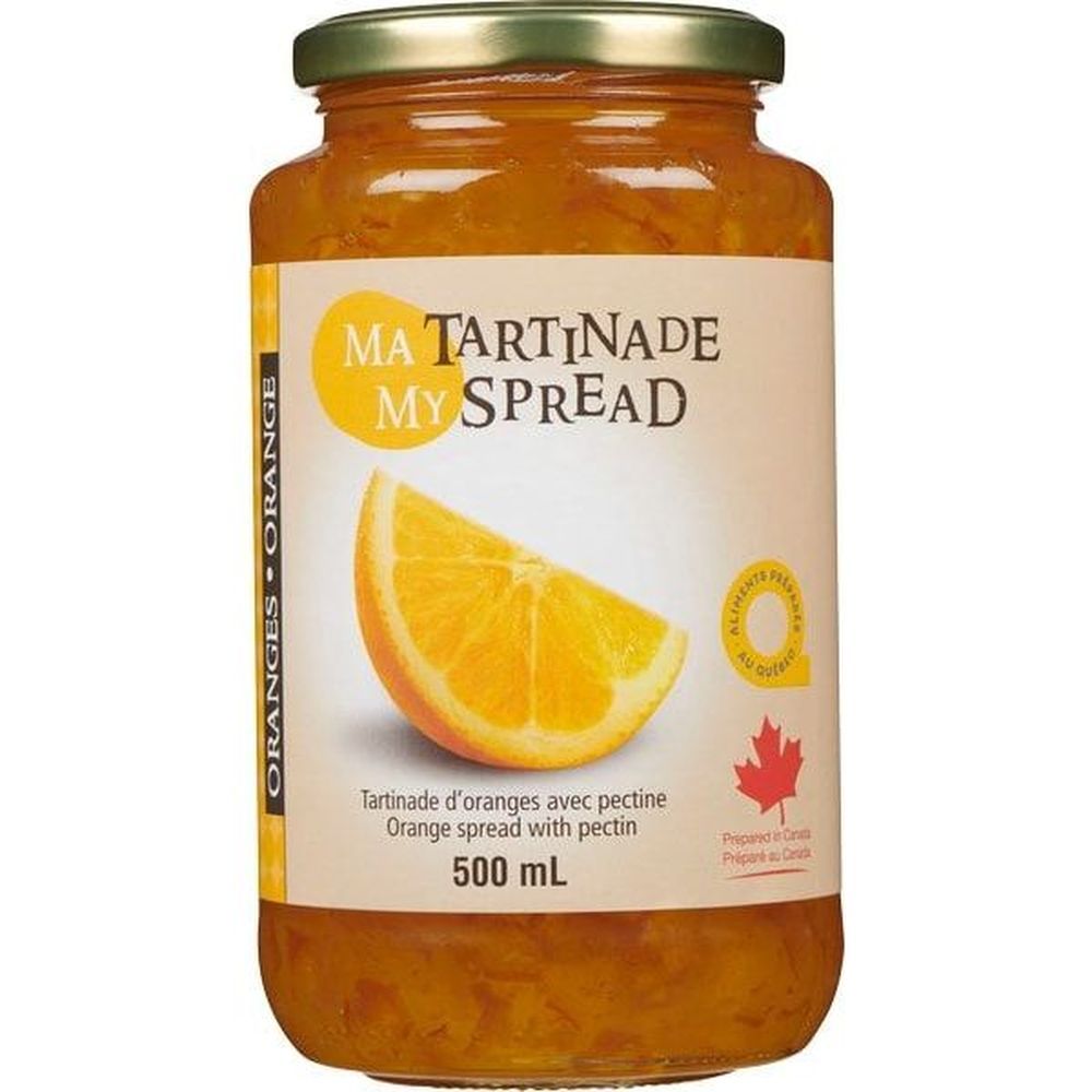My Spread Dora Tartinade D'orange À La Pectine, 520 G -- 12 Par Caisse