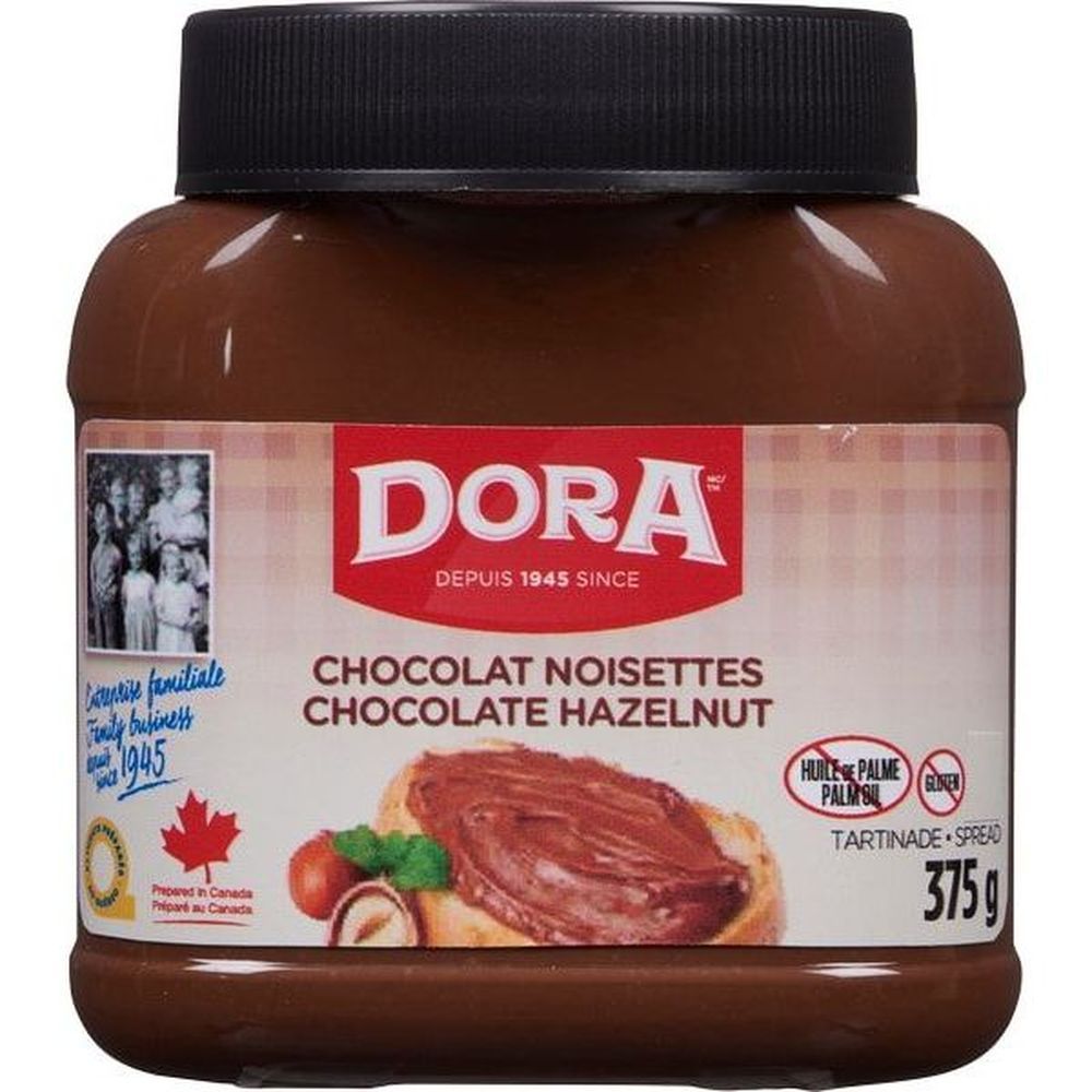 Dora Pâte À Tartiner Chocolat-noisette, 375 G -- 15 Par Caisse
